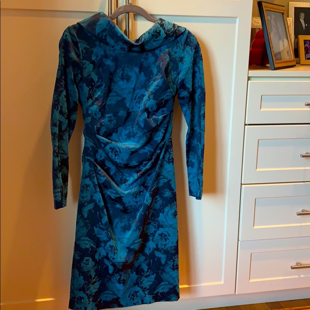 Sara Campbell Teal dress
